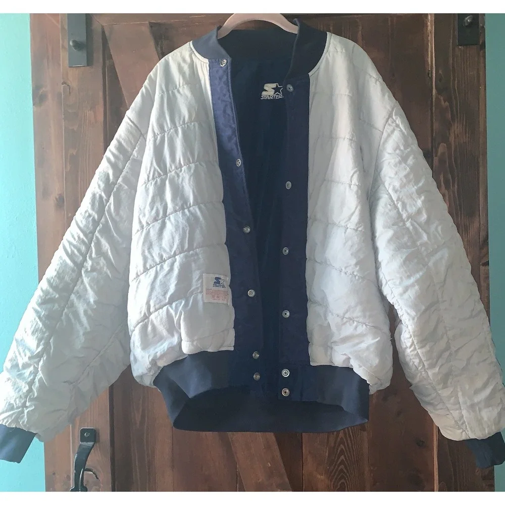 Dallas Cowboys‎ Vintage 90s Team NFL Starter Jacket Size XL New Haven CT EUC